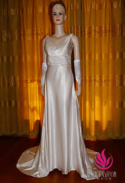 Orifashion HandmadeReal Custom Made Handmade Wedding Dress RC109